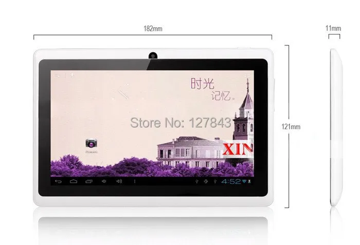 DHL Free shipping 50pcs/lot q88 A33 quad core dual camera bluetooth android 4.4.2 512M/4GB Capacitive tablet pc 9 colors