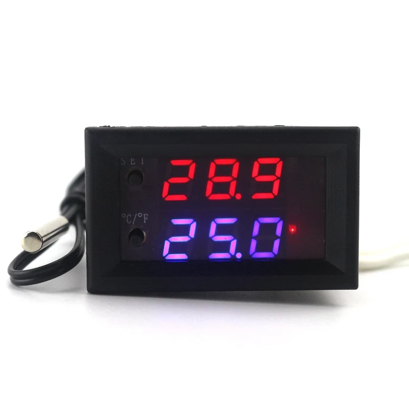 DC 12V 10A -50-110C Mini Microcomputer Temperature Controller Thermostat Regulator Temp. Adjustable Gauge