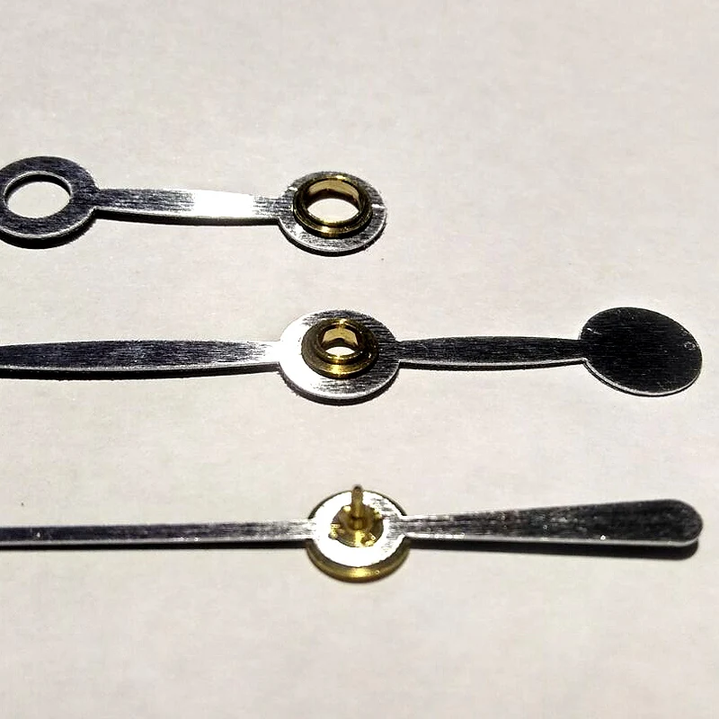 1set Shaft Black Short Hands 1#(Just Hands) DIY Quartz Clock Accessory Metal Aluminum High Quality Kits