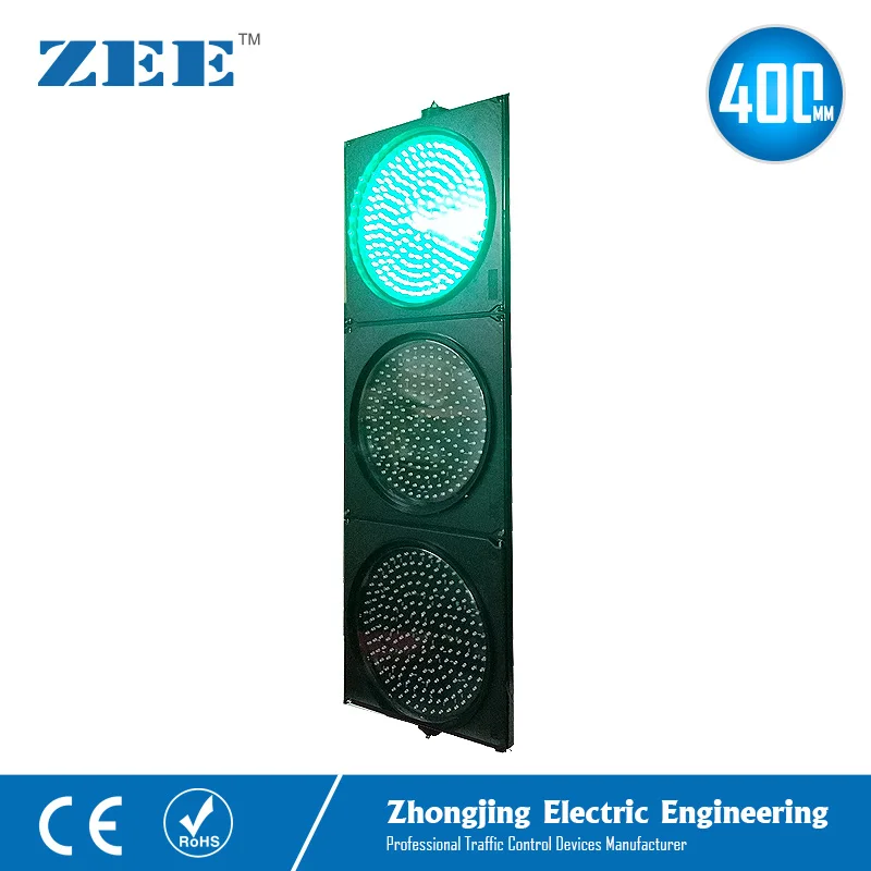 16 inches 400mm LED Traffic Light Red Yellow Green LED Traffic Signal Light LED Vehicle Singal Lights Road Signals