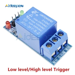 5Pcs DC 5V 1CH Relay Module Low Level/High Level Trigger LED Indicator AC 220V Interface Board Shield For Arduino AVR DSP MCU