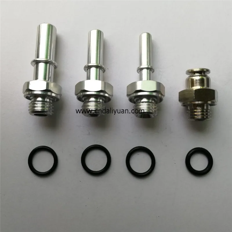 Rail Injector Return Oil Backflow Pipe Connector Metal Urea pump injection connector for Bosch 2.2 6.5