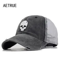 AETRUE Baseball Cap Women Hats For Men Animal Skull Snapback Caps Casquette Bone Mesh Summer Gorras Male Dad Baseball Hat Cap