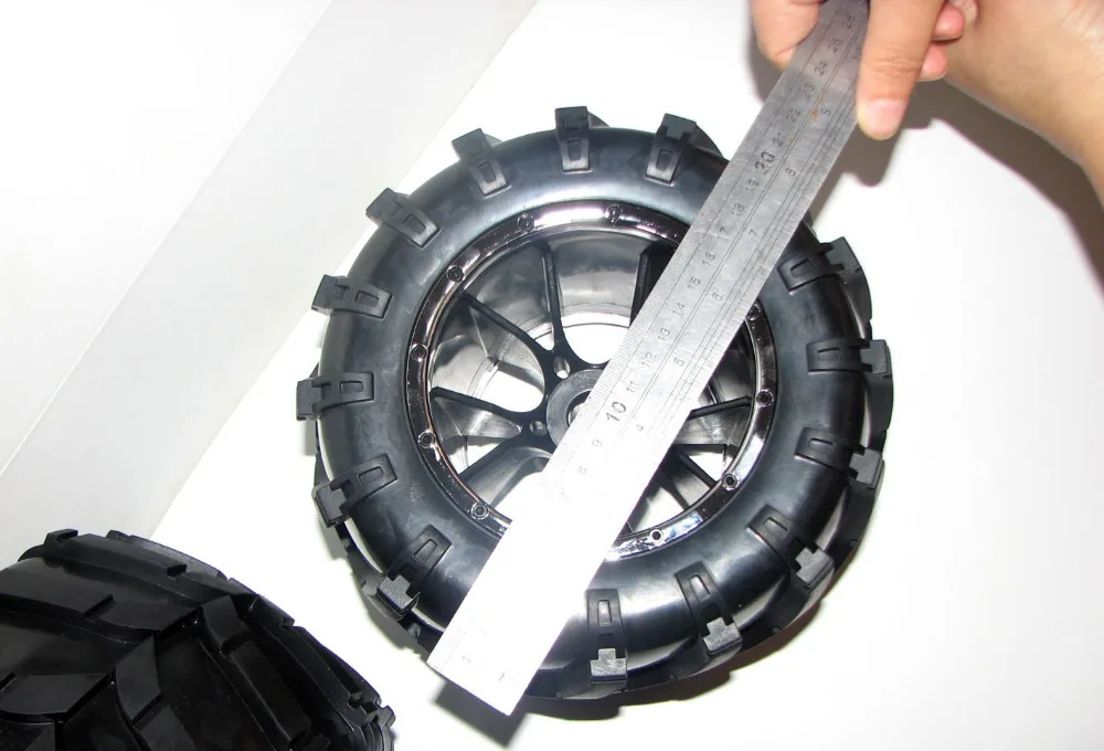 HSP part 50017 Wheels Complete (50015+50016) *2P For 1/5th RC gas Buggy Truck spare parts 94050 94051