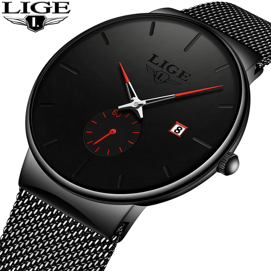 Man Ultra Thin Watch New Men\'s Watches Luxury Brand Gift Male Clock Business Quartz Wristwatch Watch For Men Relogio Masculino