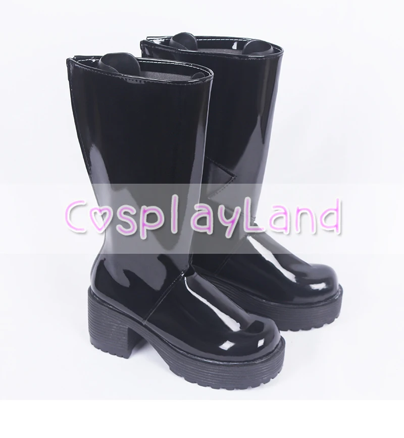 Tokyo Ghoul Kirishima Touka – chaussures de Cosplay noires pour femmes adultes, accessoires de costumes sur mesure