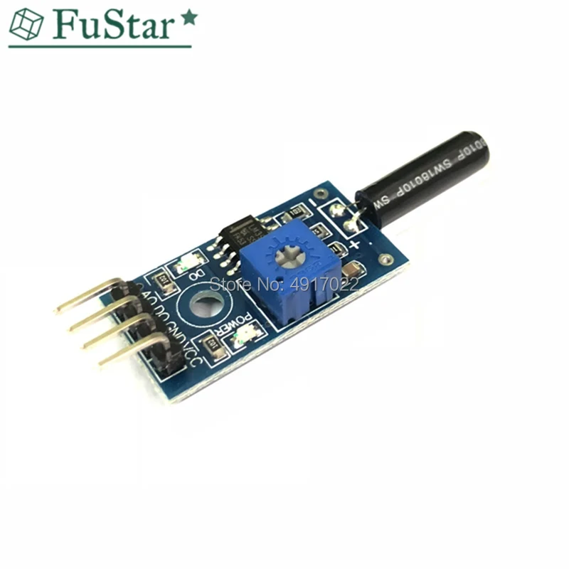 Getaran Modul Sensor Getaran Saklar Alarm Modul untuk DIY Kit Sensitif Tinggi SW-18010P Alarm Modul Induksi Baru