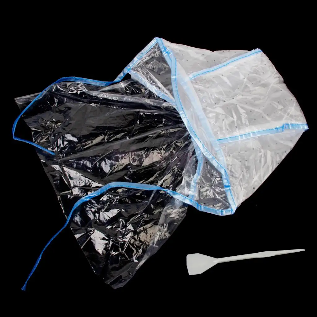 Disposable Hair Coloring Highlighting Tinting Bleach Dye Cap Hook Set Hair Frosting Cap for Home Salon DIY