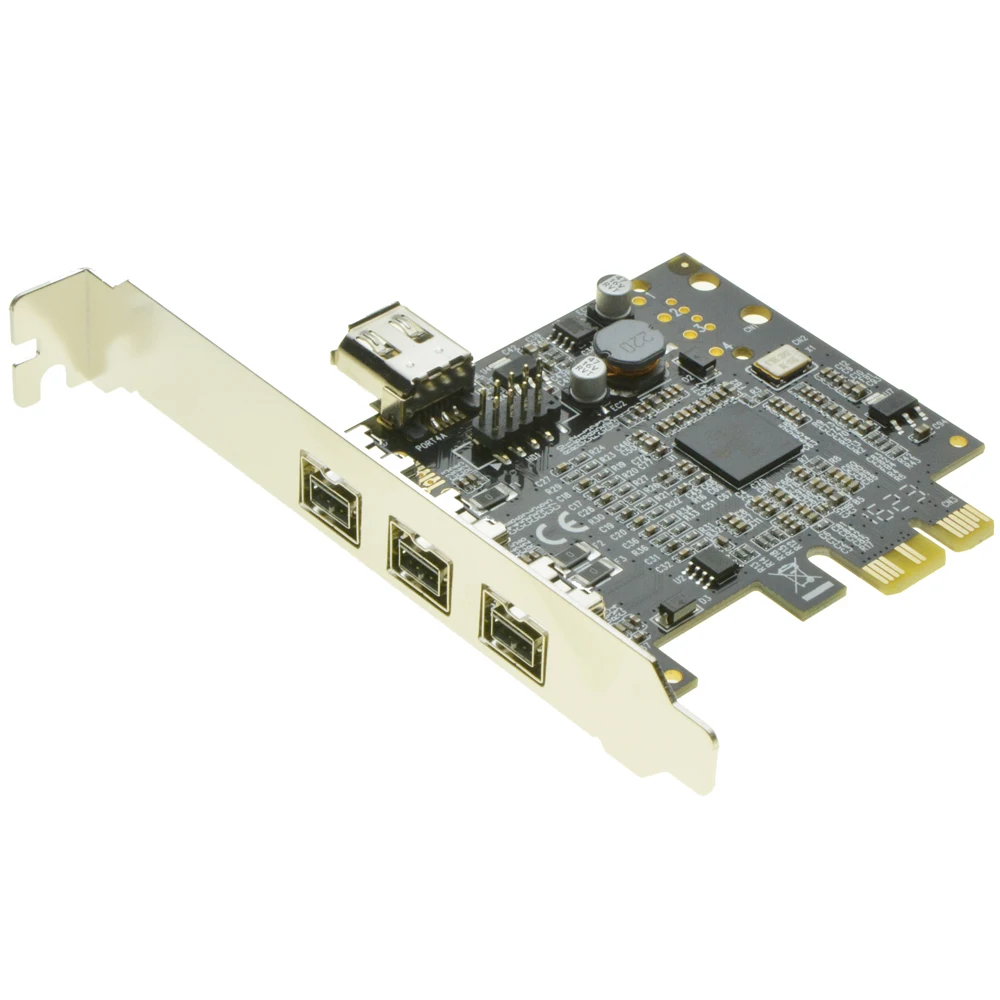 

PCIe к 3 портам 1394B, общая внутренняя карта 1394A, внешняя карта Firewire 800 IEEE 1394 PCI express для HD-карты видеозахвата