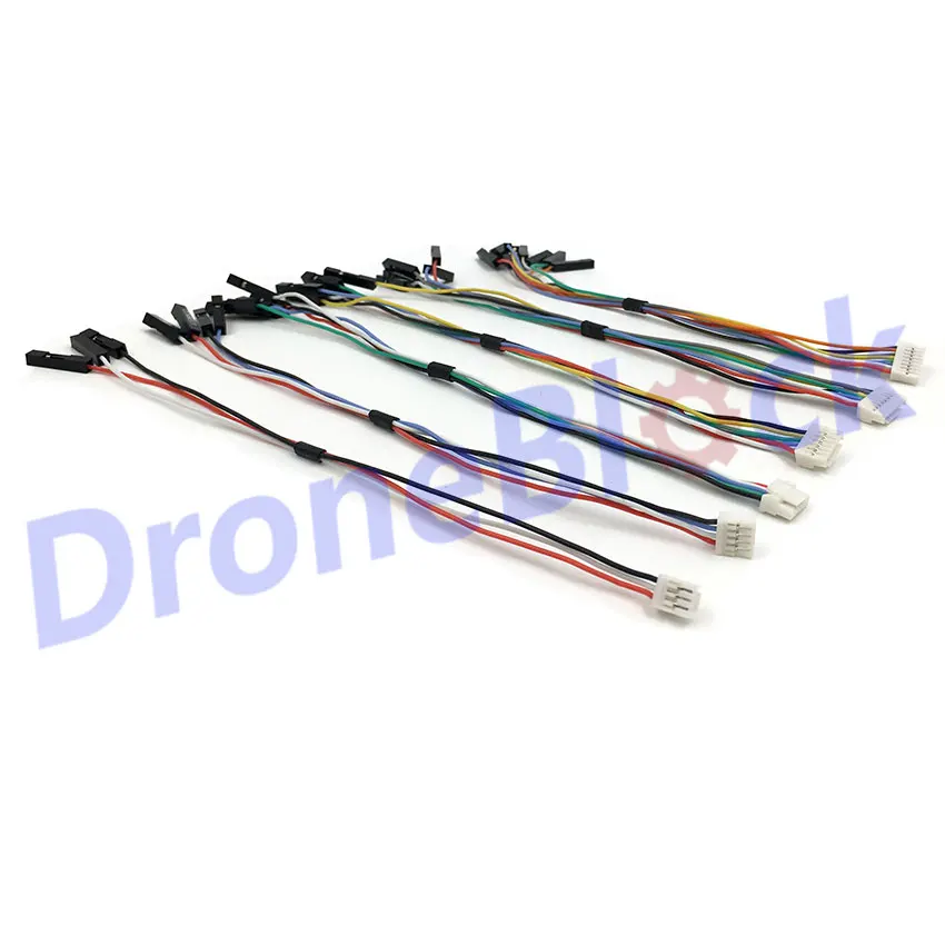 Cable de silicona para controlador de vuelo, 5 piezas, JST GH 1,25 a Dupont 2,54, Pixhawk 6C 6X Pixhawk 4 Pixracer CUAV Cube