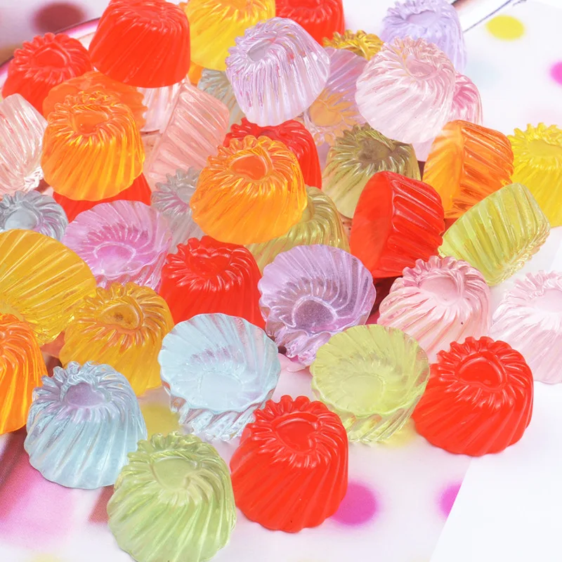 10pcs Spiral Pudding Candy Polymer Slime Box Toy For Children Charms Modeling Clay DIY Kit Accessories Kids Plasticine