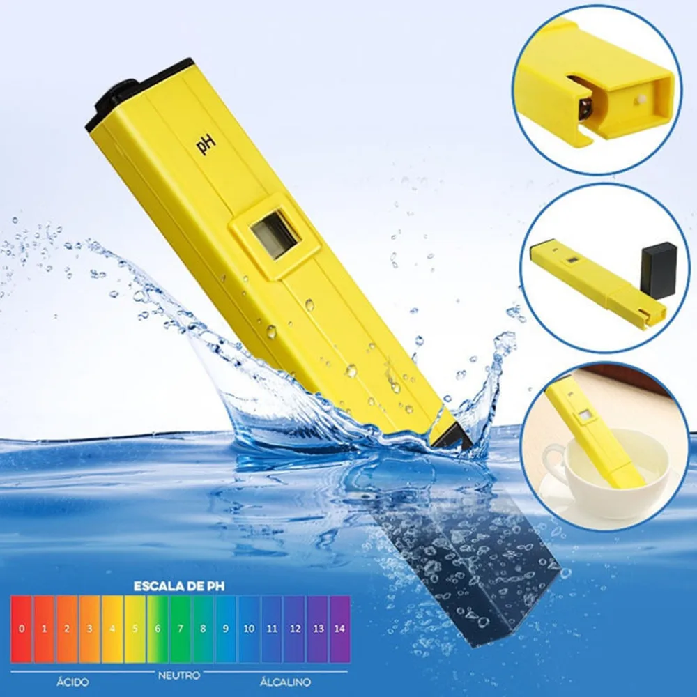 PH TDS-3 Tester Portable Pen High Accurate Filter Measure Water Quality Purity Test Tool For Aquarium Pool Water LR44 Battery