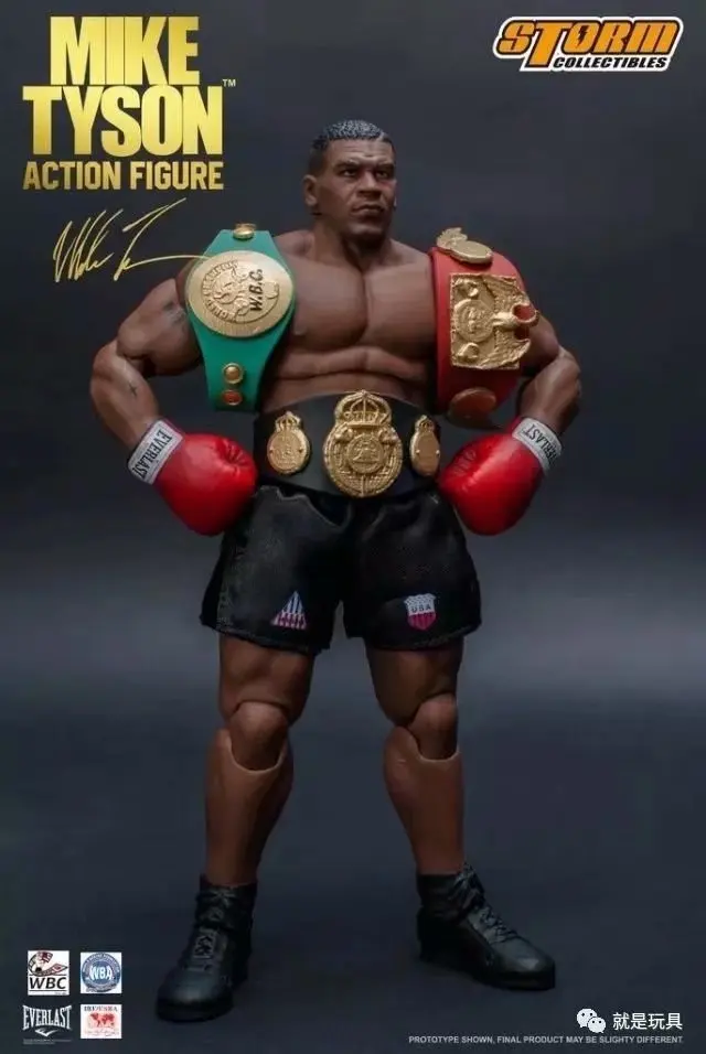 Storm Toys Boxen Tyson Boxen Boxer Champion Mike Tyson Dreiköpfiges Gesichtsmodell Sammlermodell Spielzeug