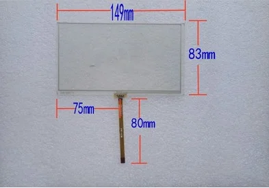 10 قطعة الكثير جديد 6.1 بوصة مقاومة تعمل باللمس 149*83mm