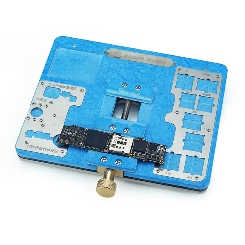 Universal Phone Motherboard Fixture  For A12 A11 A10 A9 A8 CPU PCIE NAND Fingerprint Holder Mainboard Solder Rewrok Platform