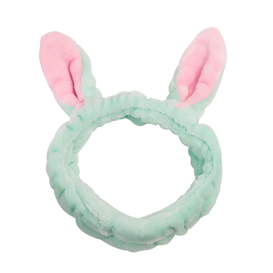 Sweet And Lovely Hairband Japan Two Yuan Rabbit Ears Hairband to do mask wash headband For Women