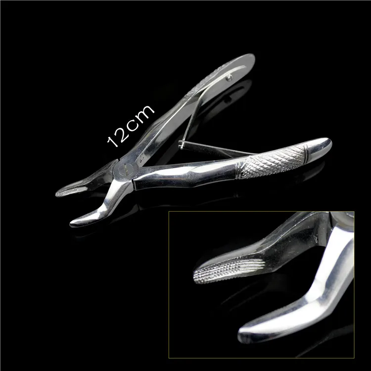 7pcs Dental Children Tooth Forceps Stainless Steel Extracting Pliers Set Dentist Surgical Clinic Tools With Kit Oral Teeth Care