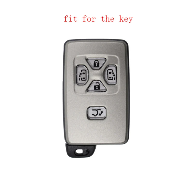 ZAD Silicone car key cover case protector for Toyota Noah Voxy Corolla Yaris Estima   Tarago Mark X RAV4 5 button smart keyless