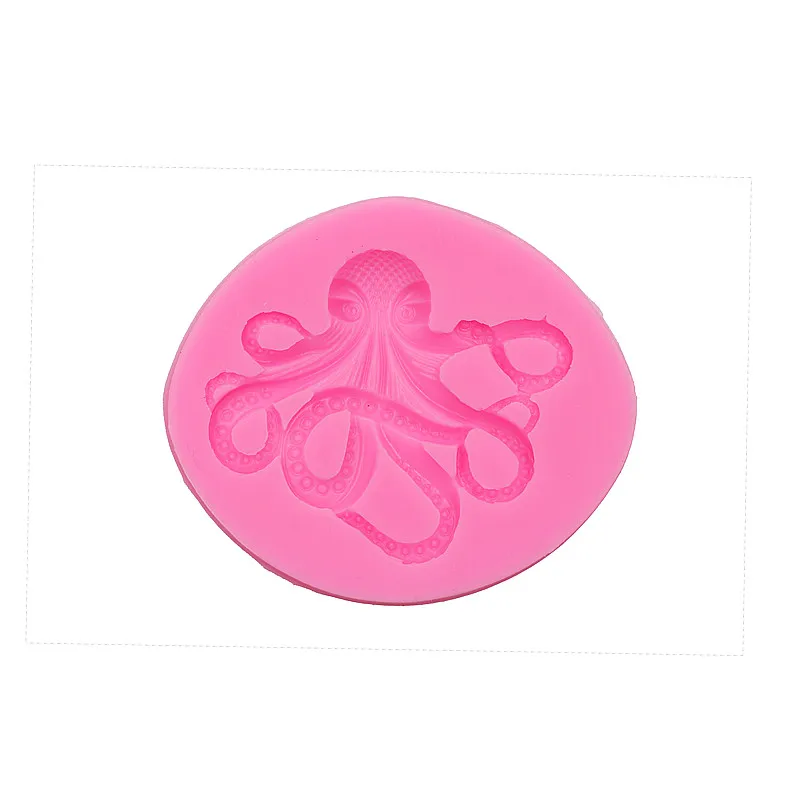 Octopus Sugar Cake Silicone Mold Handmade Chocolate Crafts Gadgets Dessert Decorative Molds DIY Pastry Baking Tools candy mold