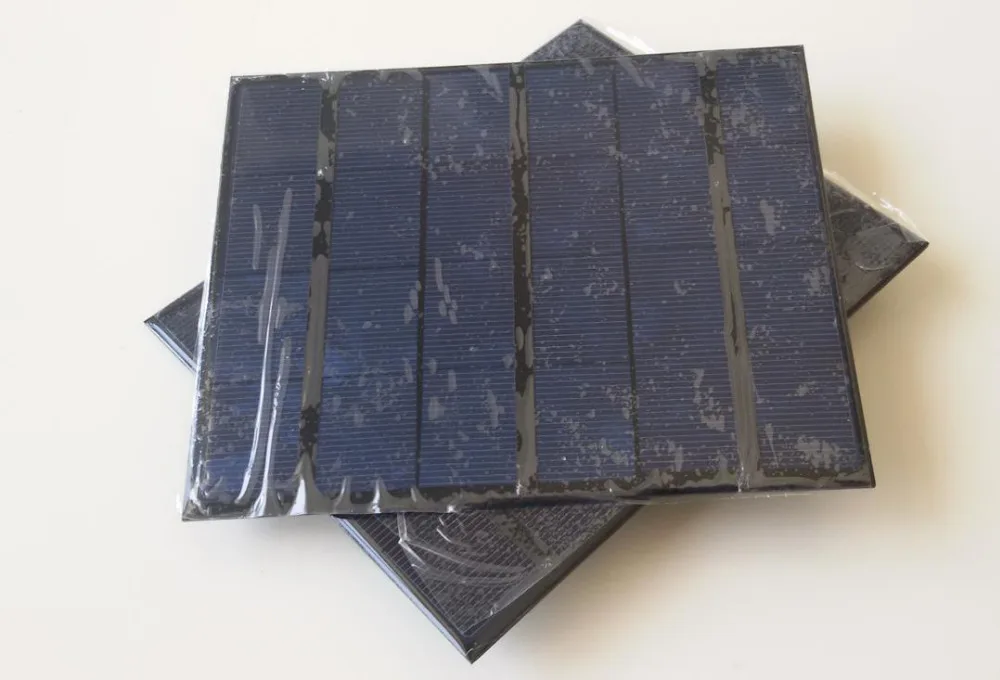 Pannello solare 3.5 W 6 V con USB di alta qualità policristallino caricatore solare per il telefono cellulare 5 V dispositivo e batteria