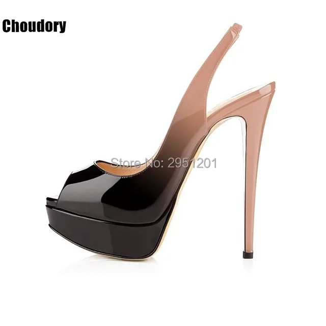 Women\'s High Heels Peep Toe Slingback Sandals Sexy Leopard Print Pumps Shoes Platform Thin High Heels Ladies Wedding Party Pumps