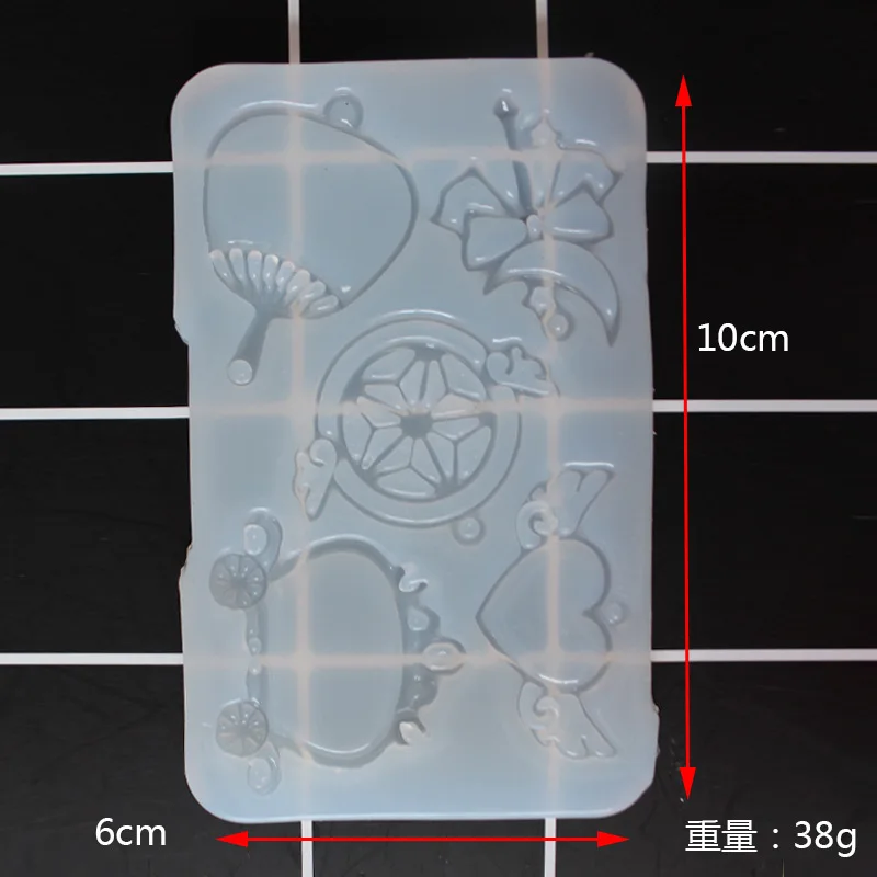 1PC Star Pumpkin Fan UV Resin Mold Liquid Silicone Molds for Making Jewelry Handcraft Pendant Tools