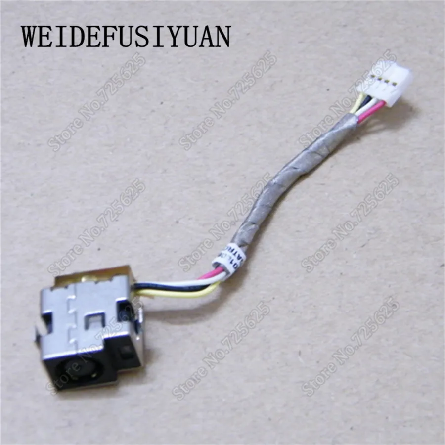 New AC DC Jack Power with Cable Harness For HP COMPAQ CQ35 CQ35-200 CQ36 DV2 DV3 DV3-2000 2021TX  DC301006300