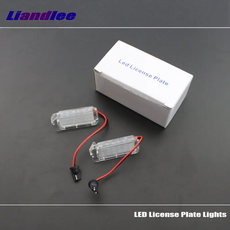 

Liandlee Car License Plate Lights For Ford C-Max/S-Max/Edge/Explorer Auto Number Frame Lamp Bulb LED Illumination Accessories