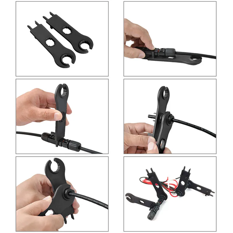 PARON 2.5-6mm 14-10AWG Wire Crimper Photovoltaic Wire Connector Terminals Wire Stripper Crimping Pliers Tools