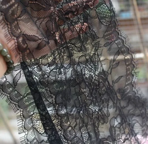 

Легкая тонкая кружевная ткань для ресниц, одежда, свадебное платье, юбка, длинная пряжа, аксессуары для домашних штор