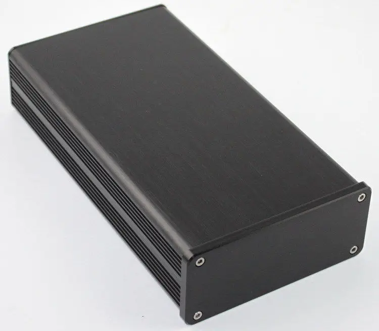 Black full aluminum amplifier chassis box for DIY YA41