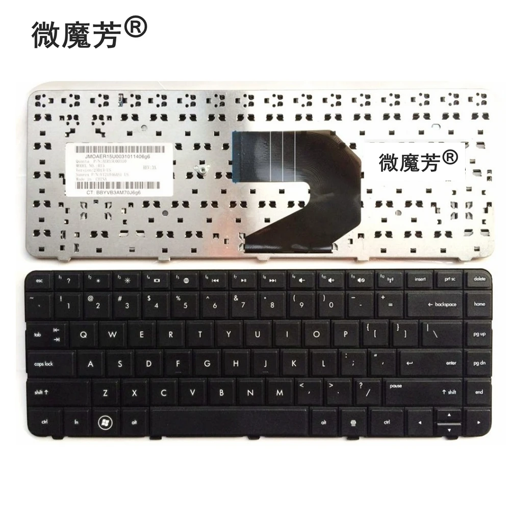 Clavier d\'ordinateur portable anglais pour HP pour Pavilion G4 G6 G4-1000 431430 436 CQ43 CQ57 G57 série 636191-001 US