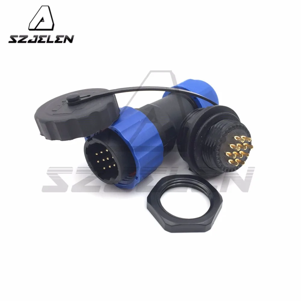 SD20TP-ZM, Nylon Assembly Screw Fixing Waterproof Connector  Pin Plug And Socket, 2/3/4/5/6/7/9/10/12/14pin Plug And Socket