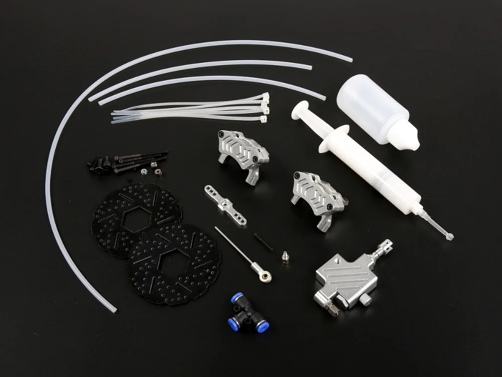 upgrade part baja hydraulic disc brake set baja front wheel for 1/5 HPI ROVAN KM Baja 5B SS