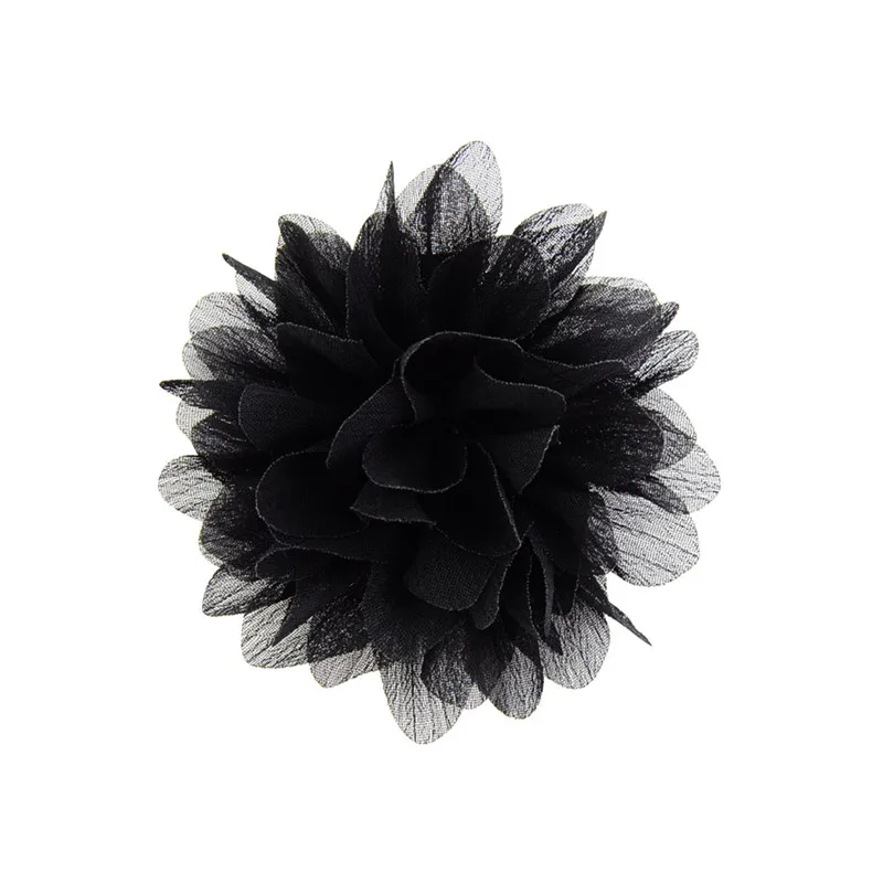 Flower Chiffon Hairpin for Children, grampo de cabelo para crianças, grampos de cabelo para meninas, cocar DIY, acessórios para cabelo para mulheres, aprox.