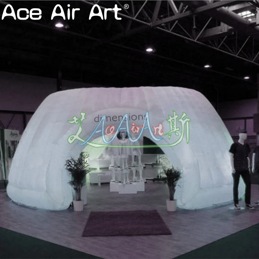 Led Lighting Marquee Inflatable Office Tent Structure Igloo for Product Display