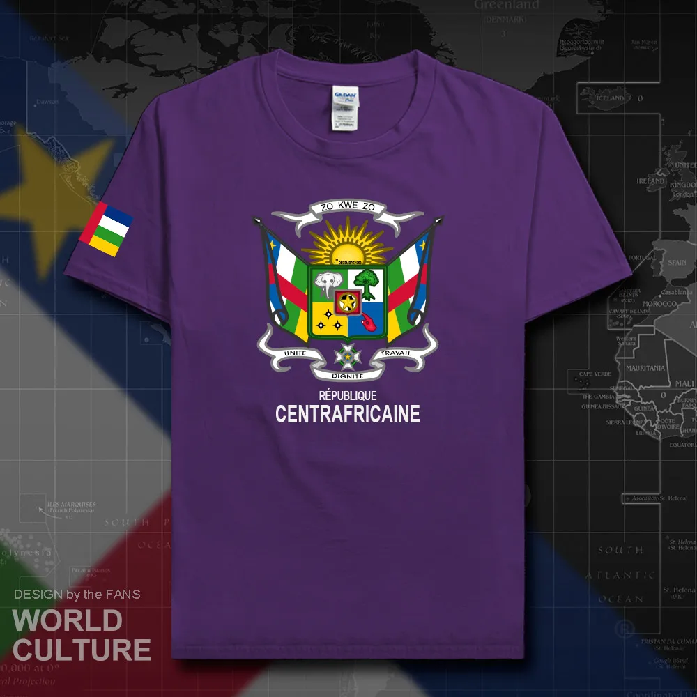 Central African Republic Centrafrique t shirt 2019 jerseys nation team tshirt 100% cotton t-shirt clothing tees country CAF 20