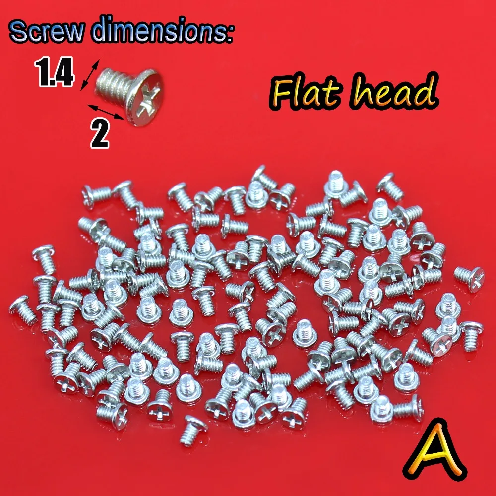 YuXi 1 bag M1.4 Cell Phone Screws Set for Android Phone Tablet Repair 1.4*2.0/2.5/3.0/3.5