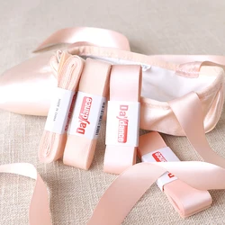 Satin Canvas Ballet Pointe Shoes Bandage For Ballerina