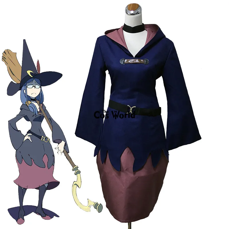 

Little Witch Academia Ashura Sensei Professor Ursula Dress Uniform Outfit Anime Halloween Hallowmas Cosplay Costumes