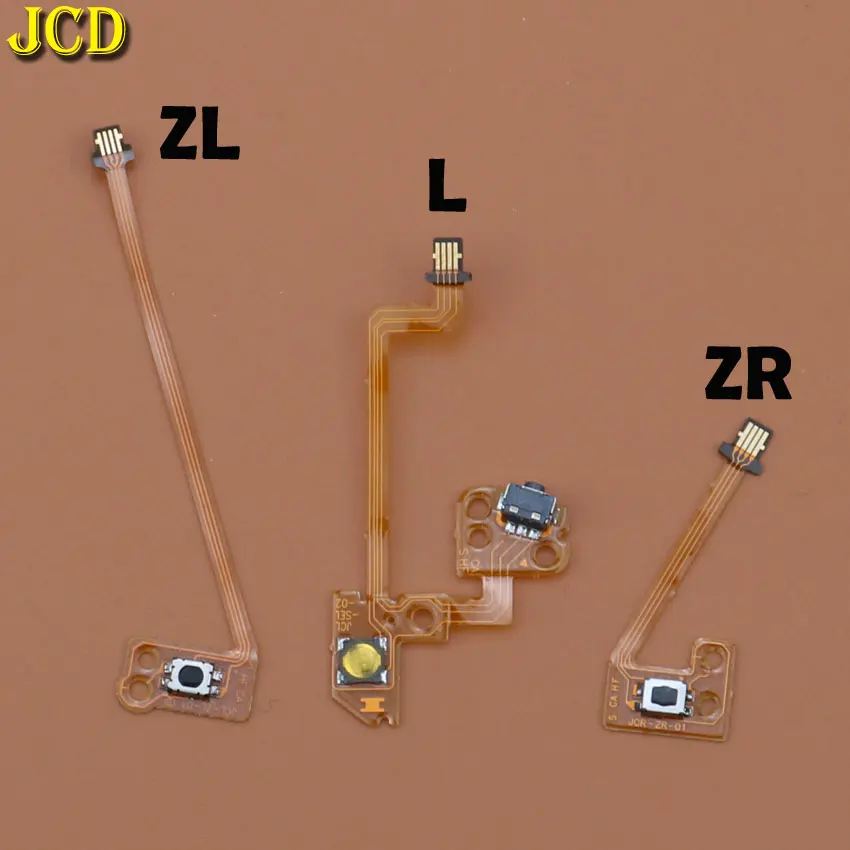 JCD  Replacement ZL ZR L Button Ribbon Flex Cable For Switch NS Joy Con Stick Caps Skin for NS Joy-Con Controller