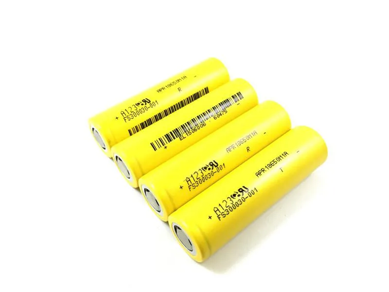 10 Buah Manufaktur untuk AS A123 APR18650M 18650 Baterai 3.2V 1100Mah 30C Baterai Lithium Fosfat Besi Isi Ulang