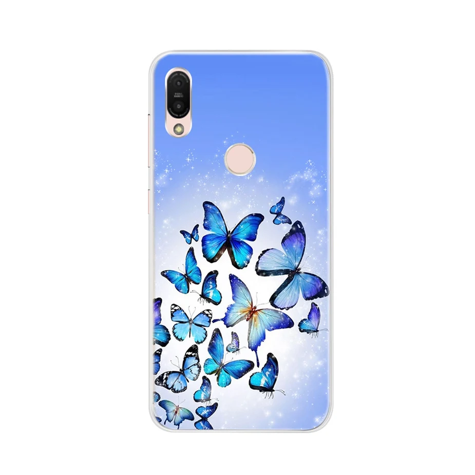 ASUS Zenfone Max Pro M1 ZB602KL 용 귀여운 실리콘 케이스 ASUS M1 ZB602KL ZB602 ZB 602 KL Funda 용 전체 보호 케이스