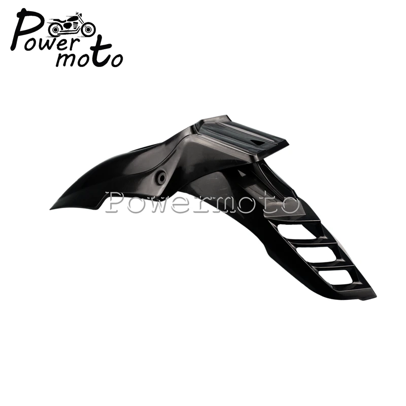 For DRZ KX YZ WR XR CRF RMZ DR RM Motorcycle ABS Plastic Black Front Fender Motocross Mudguard Cover Enduro Supermoto Universal