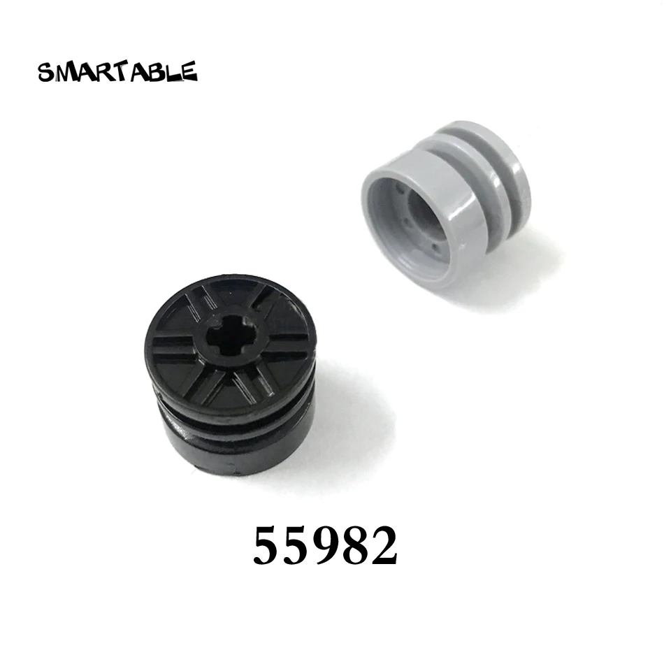 Smartable การวิเคราะห์ Ev3 30.4X14มม.ล้อและ18X14มม.Hub Rims MOC ชิ้นส่วนอาคารบล็อกของเล่นใช้งานร่วมกับ30391 + 55982 5ชิ้น/เซ็ต