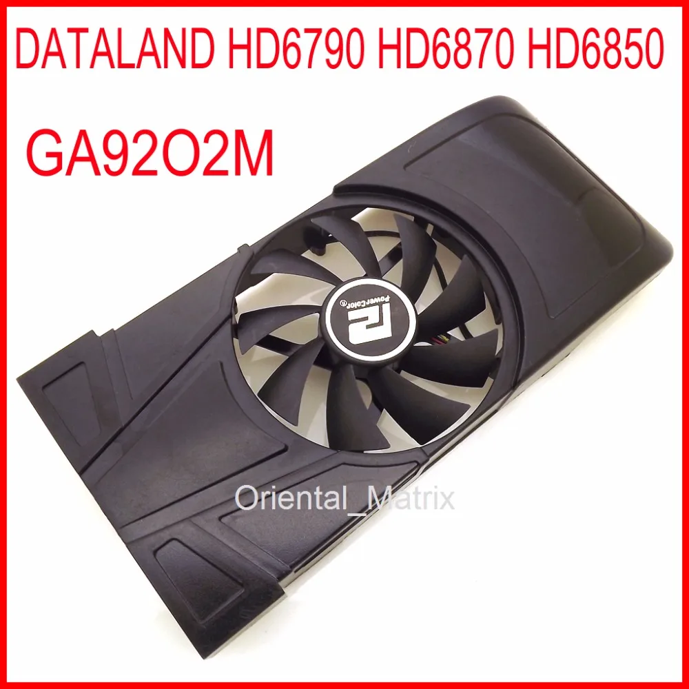 Free Shipping GA92O2M 12V 0.28A For Dataland HD6790 HD6870 HD6850 Graphics Card Cooling Fan 3Wire 3Pin