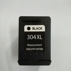 Newest Version 304xl Black Ink Cartridge Compatible for HP 304 xl Deskjet 2600 3700 3720 3730 3732 5000 5200 Printer Show Level