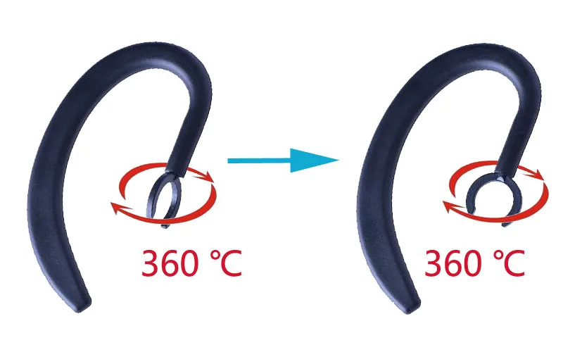 5mm 6mm 7mm 8mm 9mm 10mm Bluetooth Kopfhörer Ohrbügel Schleife Clip Versenkbare wirbelnde Ohrbügel Ersatz Kopfhörer Zubehör