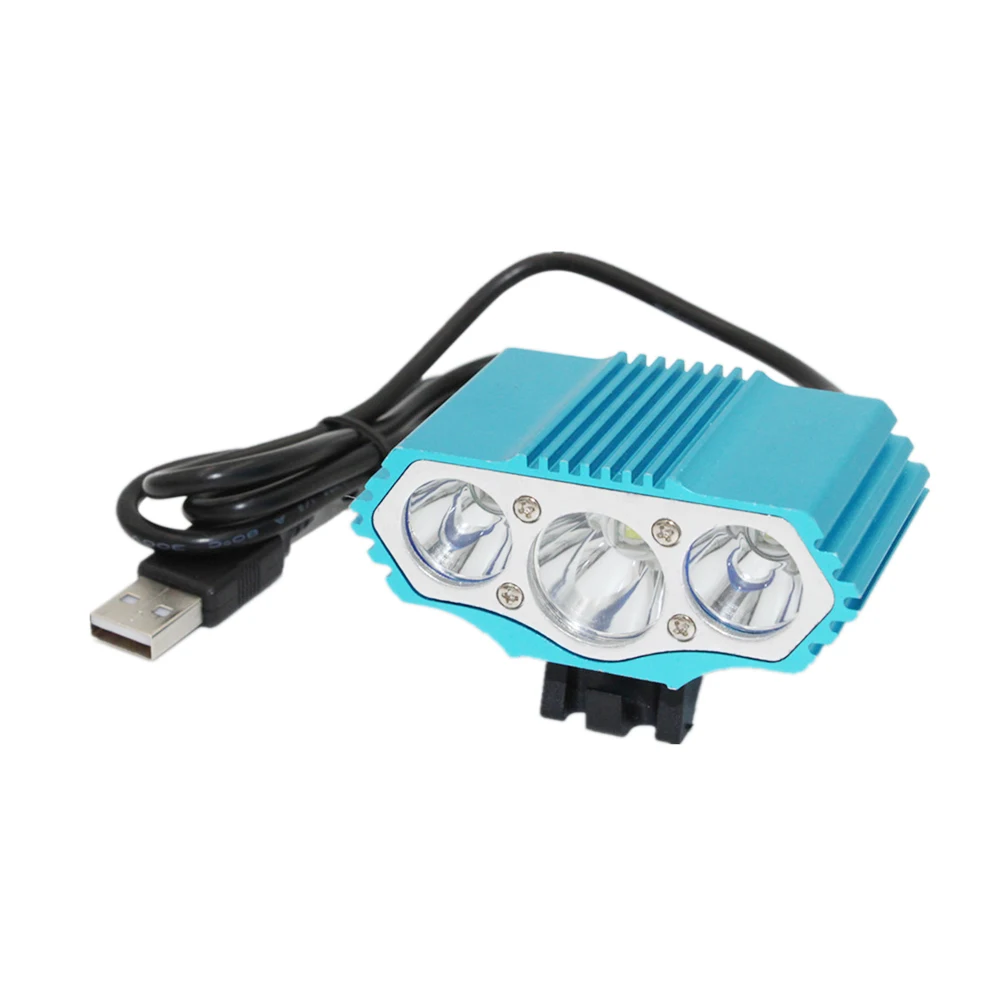 Imagem -03 - Ultra Fogo 3500lm 3x Xml t6 Led Lanterna de Bicicleta Frente Luz da Bicicleta Usb Modos Cabeça Lâmpada Luz Traseira da Cauda Luz