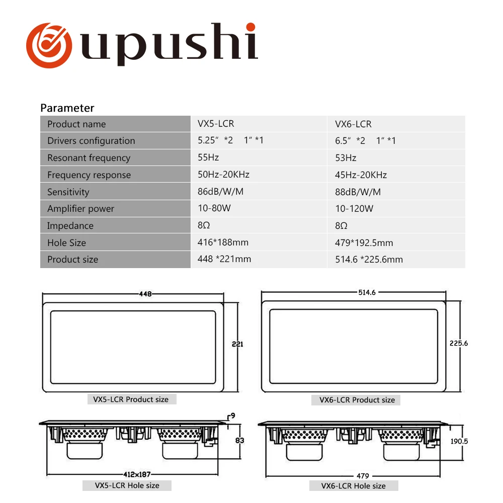 Altoparlante da soffitto Oupushi miglior lettore musicale audio stereo sistema audio surround domestico a 2 vie con amplificatore wireless